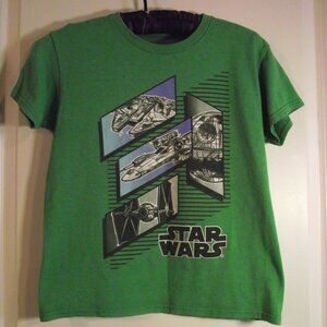 BOYS 10-12 STAR WARS GREEN T-SHIRT